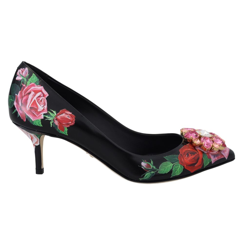 Dolce & Gabbana Schwarzer Lederpumps