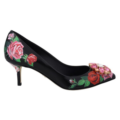 Dolce & Gabbana Schwarzer Lederpumps