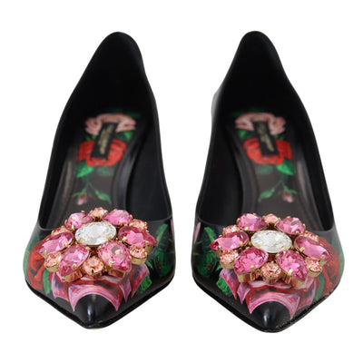 Dolce & Gabbana Schwarzer Lederpumps