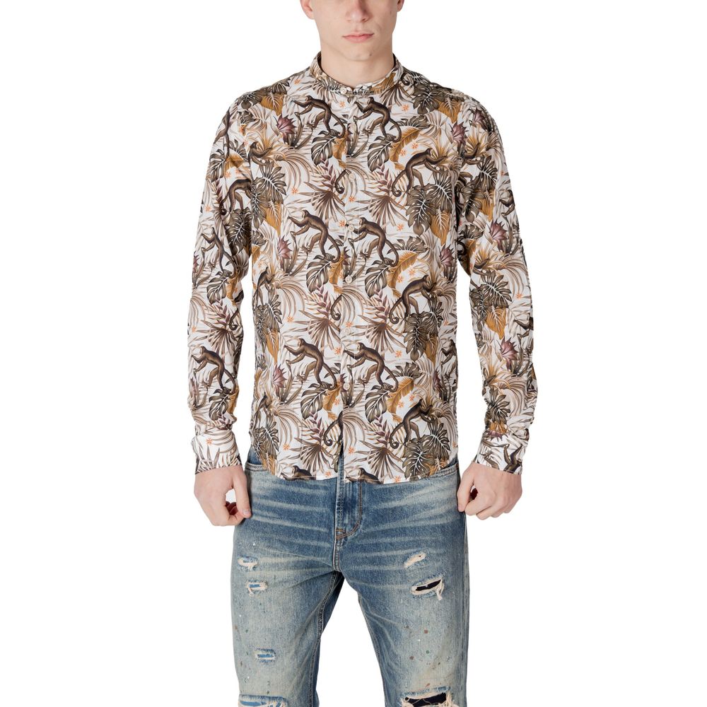 Gianni Lupo Multicolor Baumwollhemd