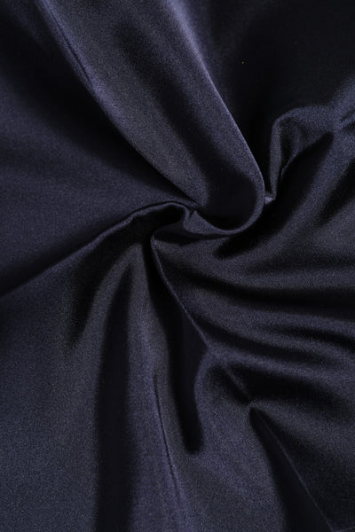 Dolce & Gabbana Dunkelblauer Seidenschal Quadratisch Herren Foulard