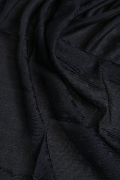 Dolce & Gabbana Schwarzer Viskose Fransen Halswärmer Schal