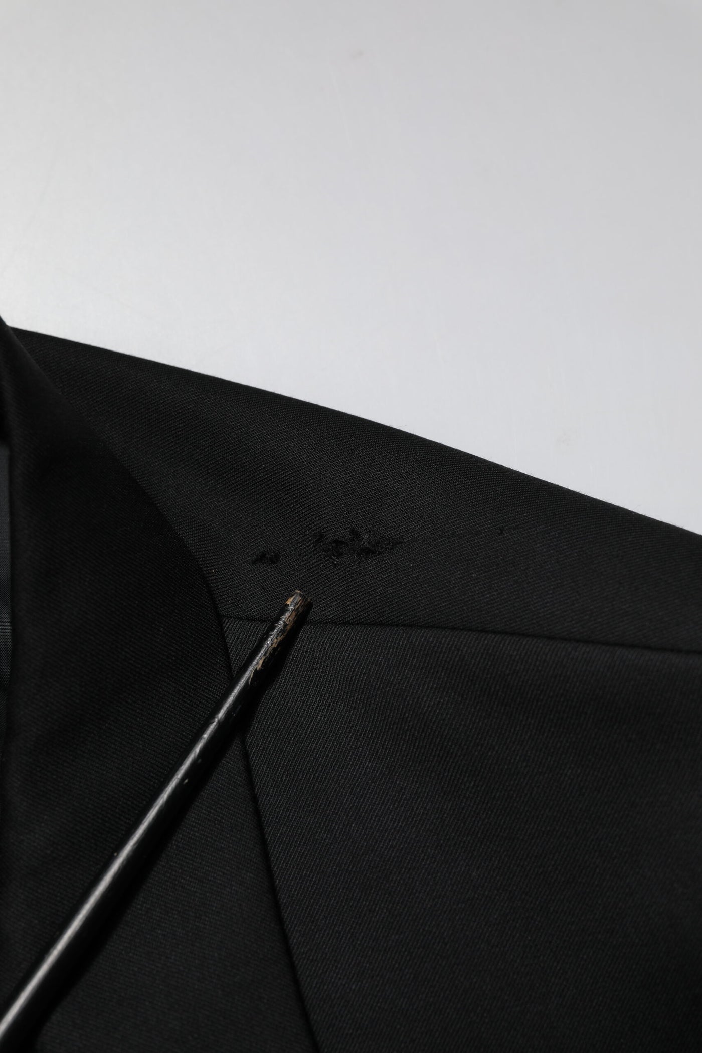 Emporio Armani Schwarzer Zweireiher Herren Jacke Anzug Blazer