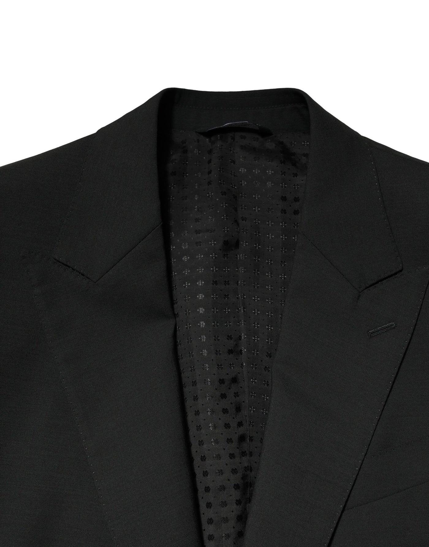 Dolce & Gabbana Schwarzer einreihiger Anzug aus Wolle (2 Teile)