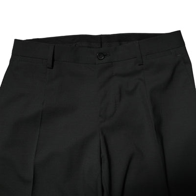 Dolce & Gabbana Schwarzer einreihiger Anzug aus Wolle (2 Teile)