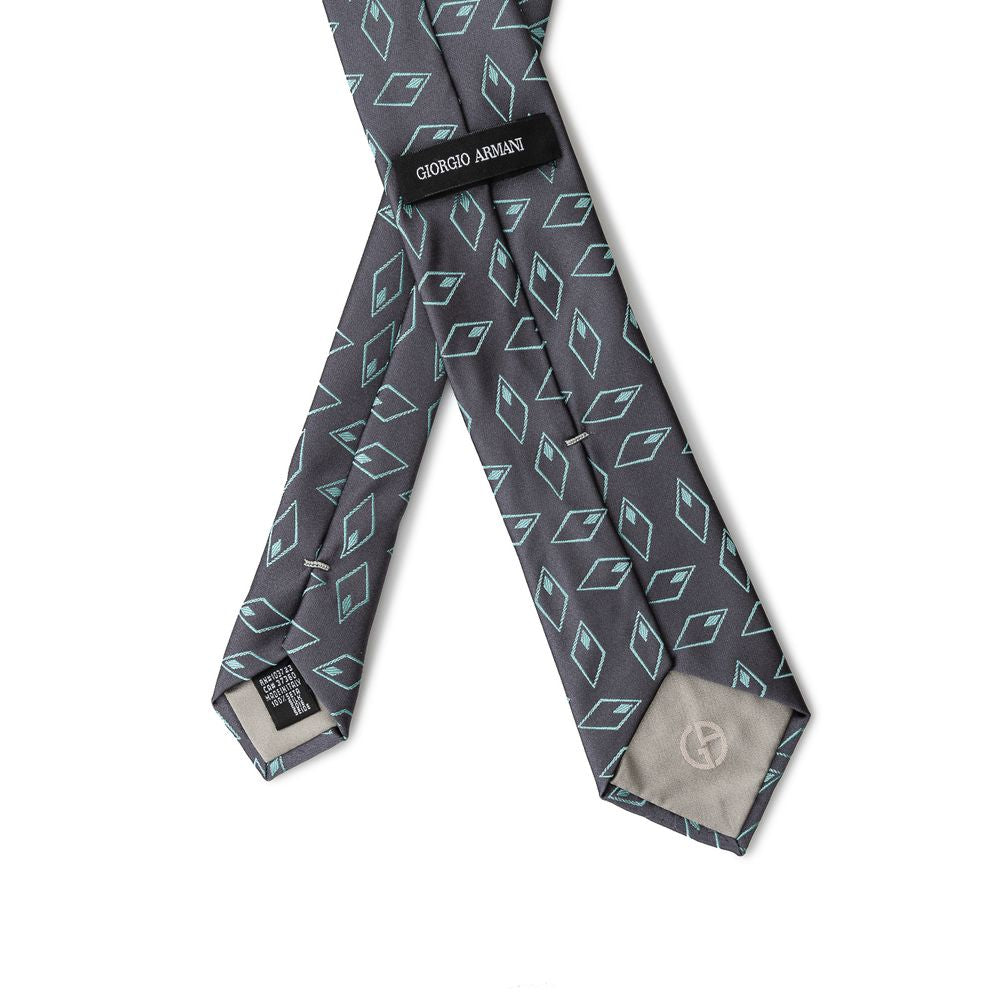 Giorgio Armani Graue Seidenkrawatten &amp