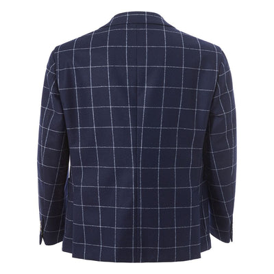 Malo Blauer Wollblazer