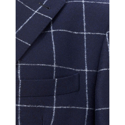 Malo Blauer Wollblazer