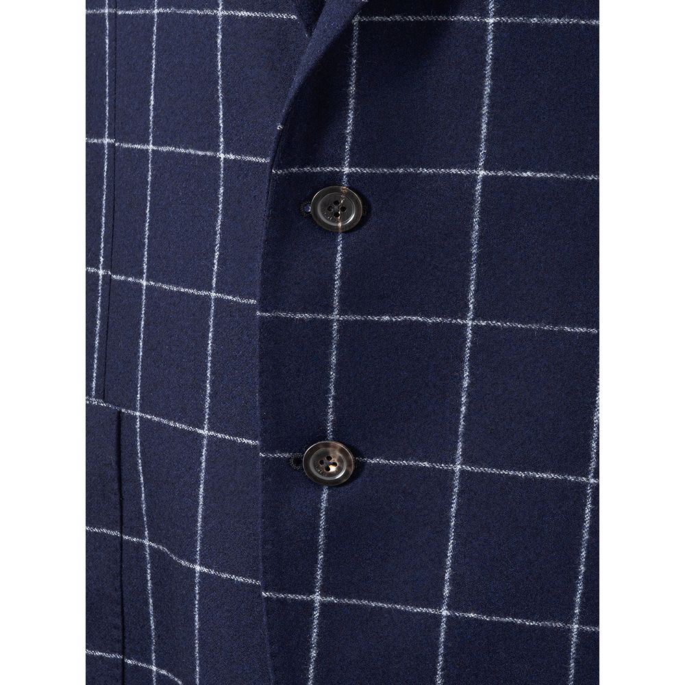 Malo Blauer Wollblazer