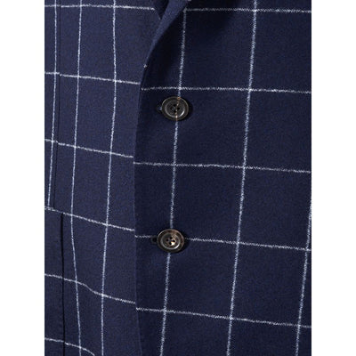 Malo Blauer Wollblazer