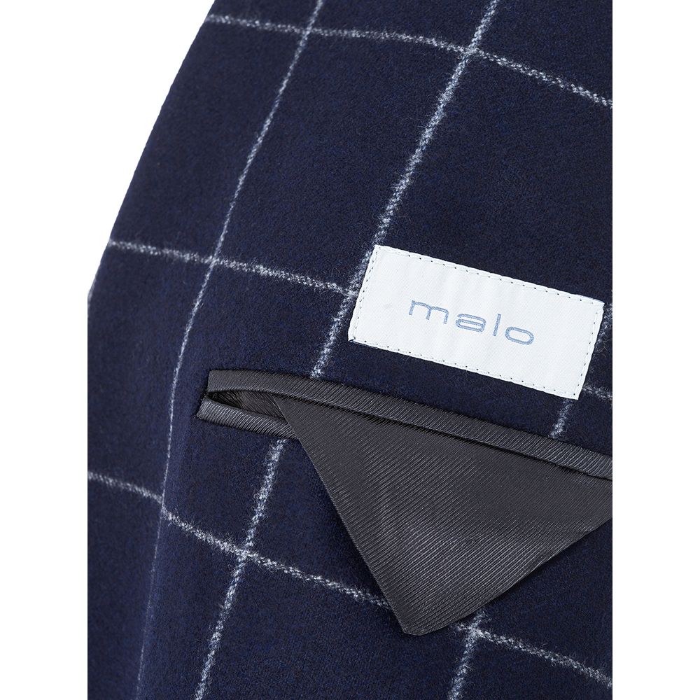 Malo Blauer Wollblazer