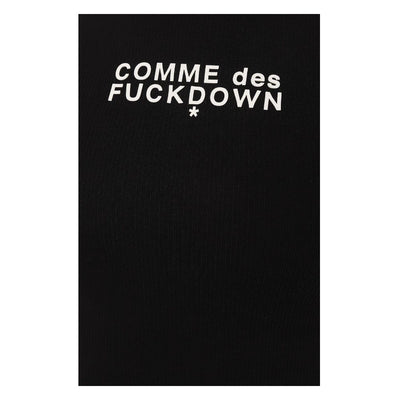 Comme Des Fuckdown Schwarze Baumwoll-Oberteile &amp