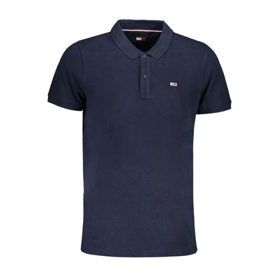 Tommy Hilfiger Blaues Baumwoll-Poloshirt