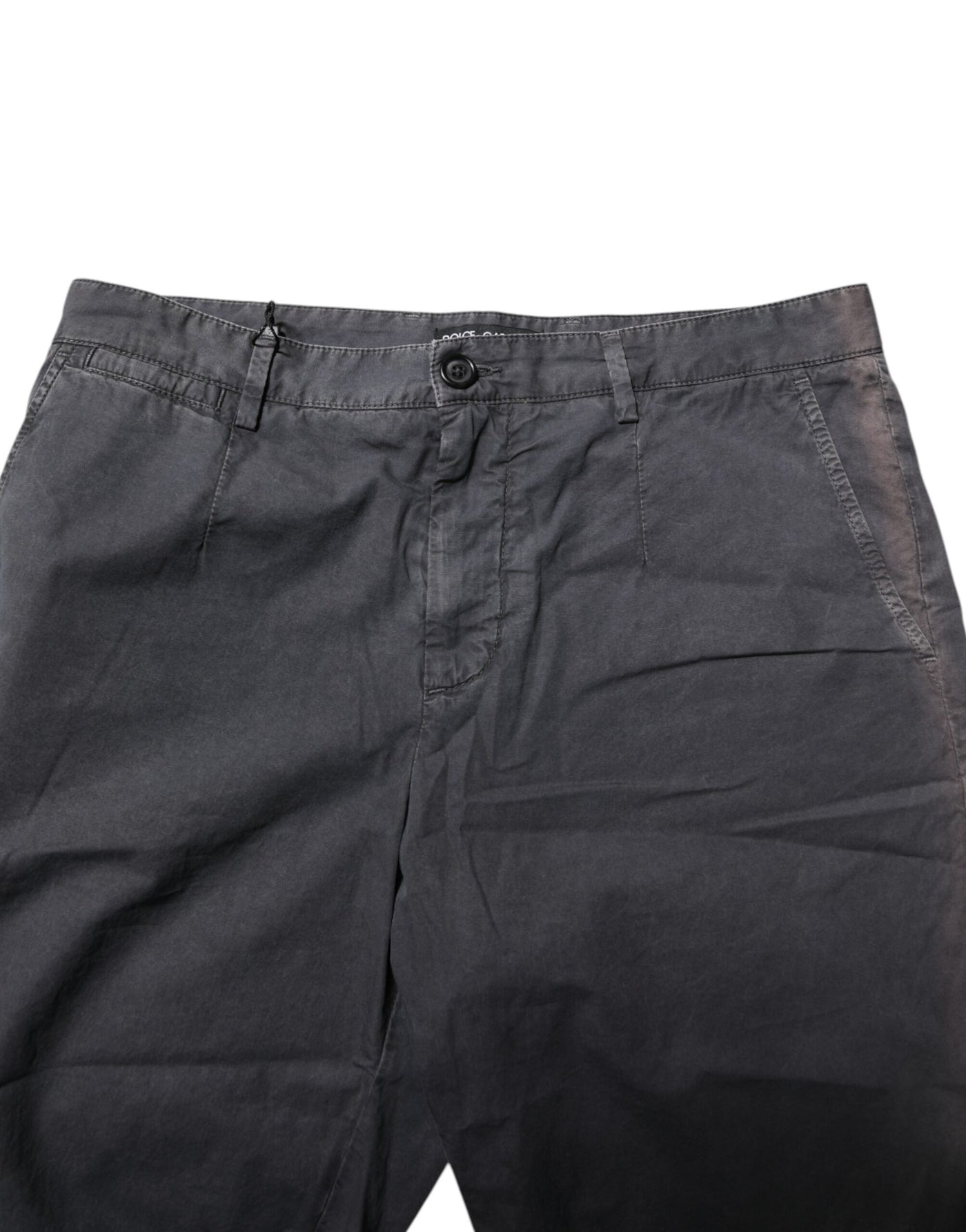 Dolce & Gabbana Dunkelgraue Bermuda-Shorts aus Baumwoll-Stretch-Denim