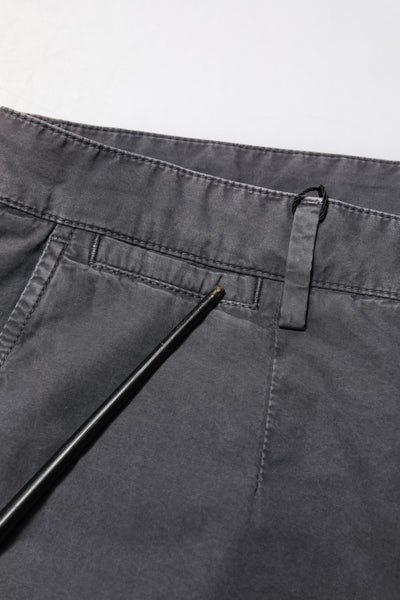 Dolce & Gabbana Dunkelgraue Bermuda-Shorts aus Baumwoll-Stretch-Denim