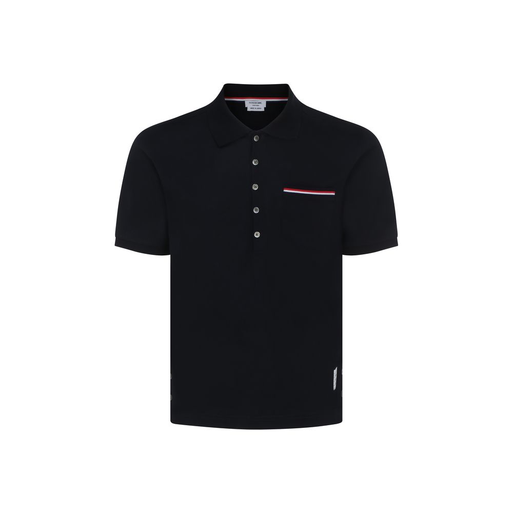 Thom Browne Polohemd mit kurzen Ärmeln