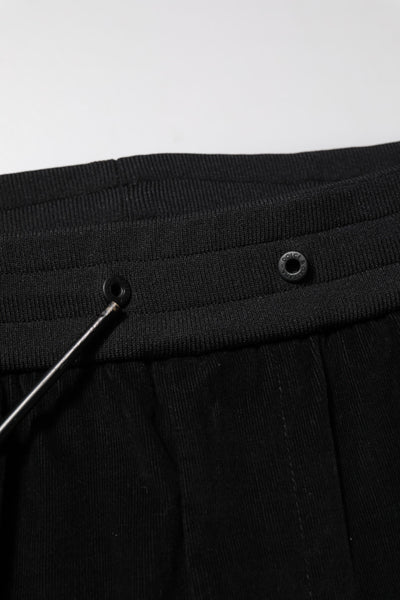 Dolce & Gabbana Schwarze Baumwoll-Cargo-Joggerhose für Männer