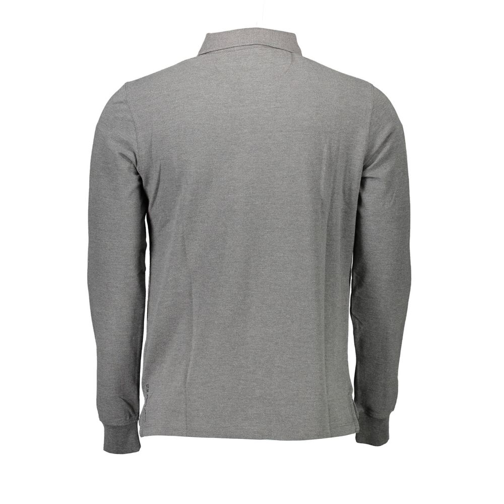 U.S. POLO ASSN. Graues Baumwoll-Poloshirt