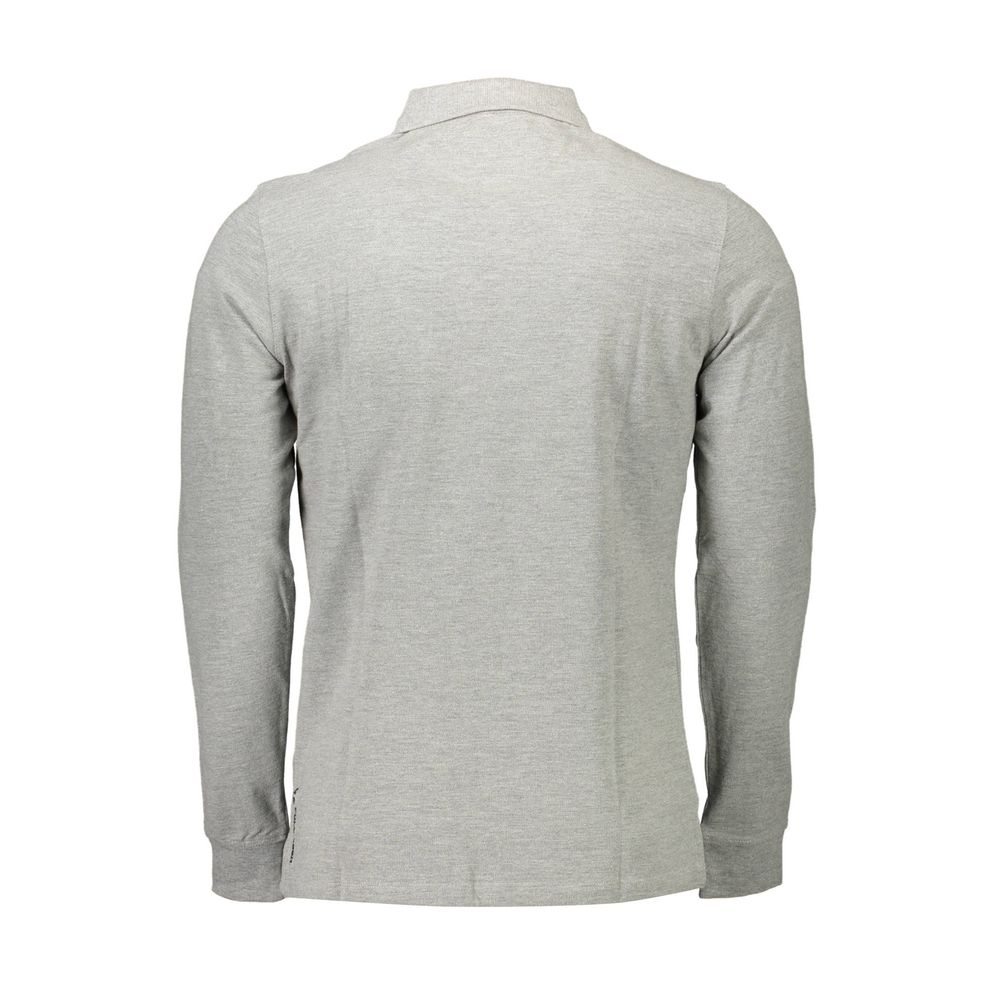 U.S. POLO ASSN. Graues Baumwoll-Poloshirt