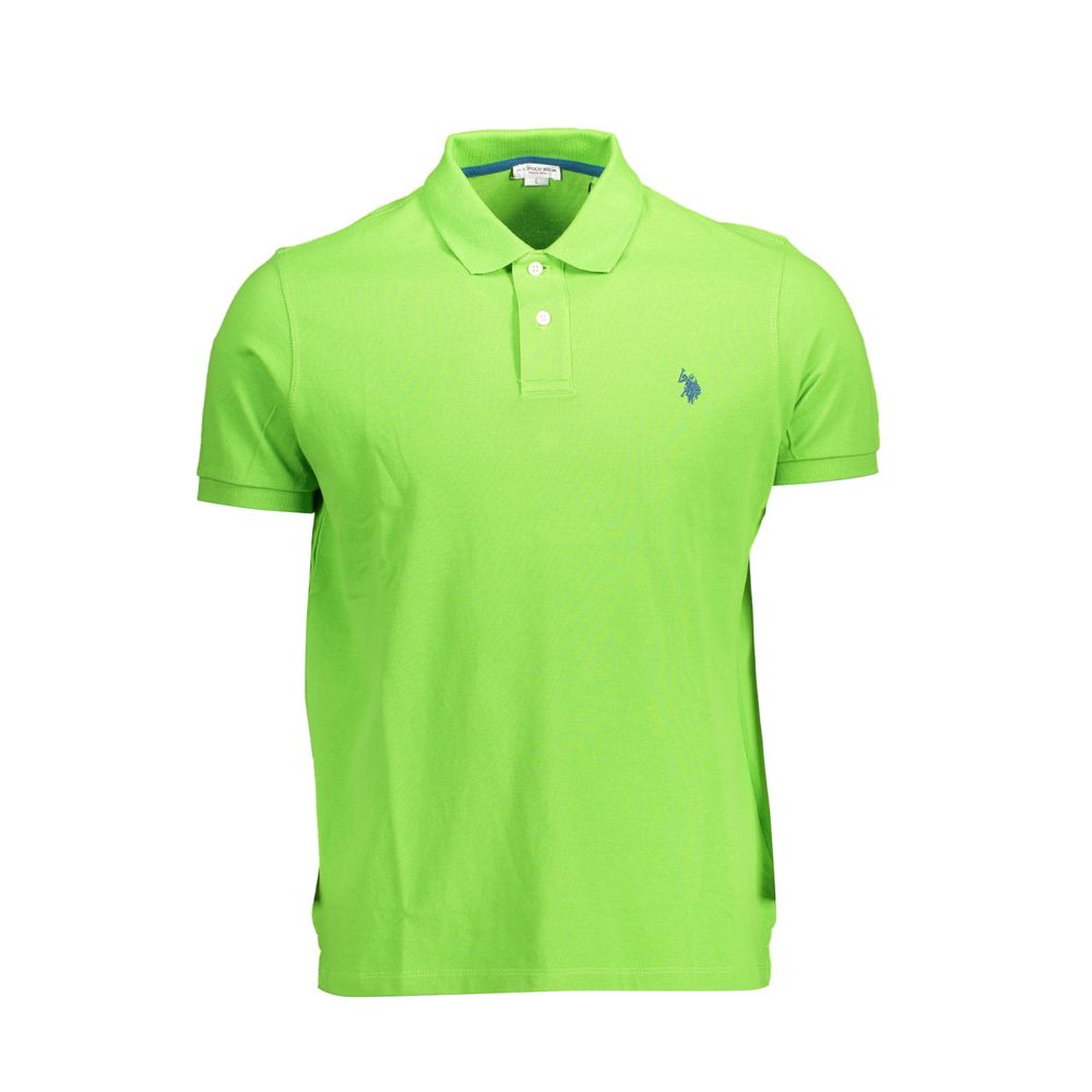 U.S. POLO ASSN. Grünes Baumwoll-Poloshirt