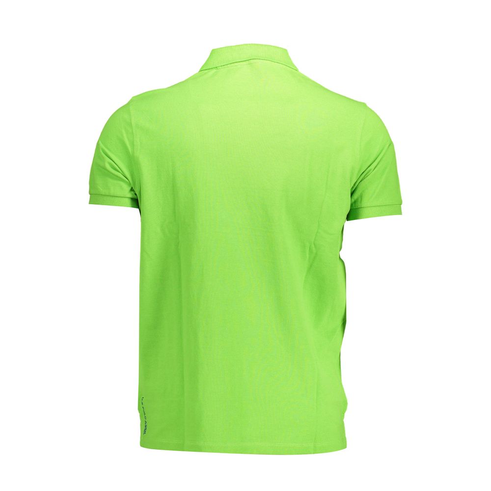 U.S. POLO ASSN. Grünes Baumwoll-Poloshirt