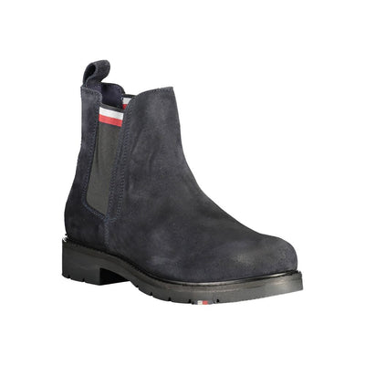 Tommy Hilfiger Blauer Polyester-Stiefel