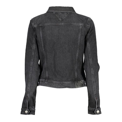 Tommy Hilfiger Schwarze Baumwolljacken &amp