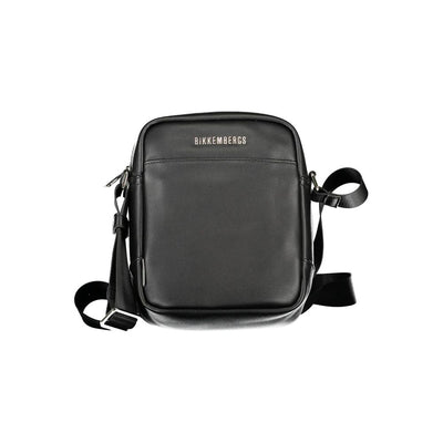 Bikkembergs Schwarze Polyethylen-Umhängetasche