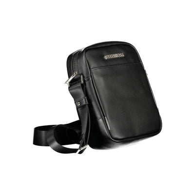 Bikkembergs Schwarze Polyethylen-Umhängetasche