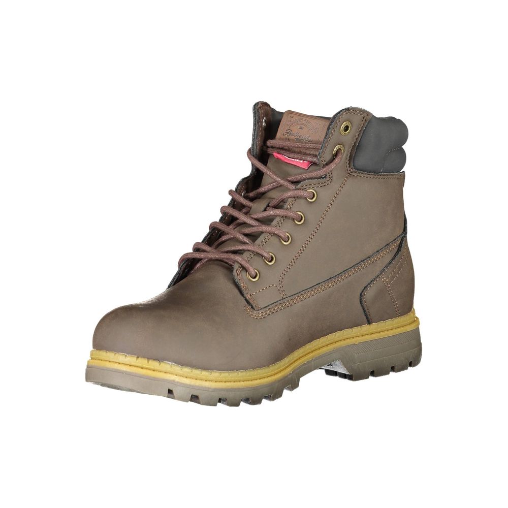 Carrera Brauner Polyester-Stiefel