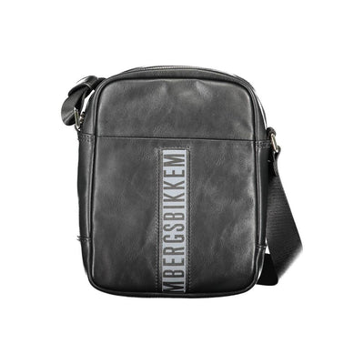 Bikkembergs Schwarze Polyethylen-Umhängetasche