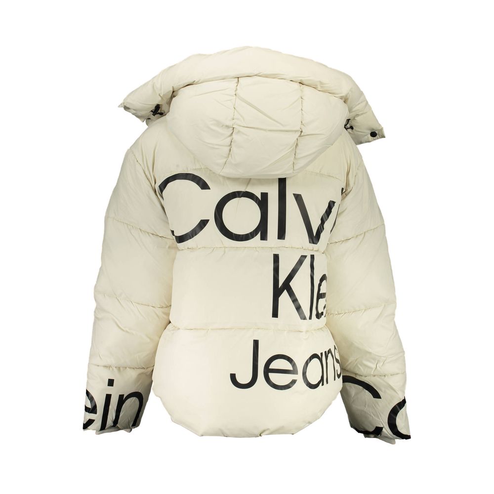 Calvin Klein Beige Polyester Jacken &amp