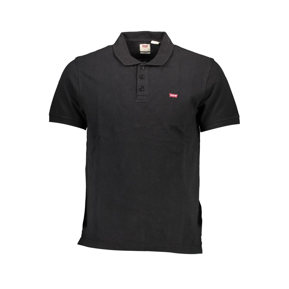 Levi's Schwarzes Baumwoll-Poloshirt