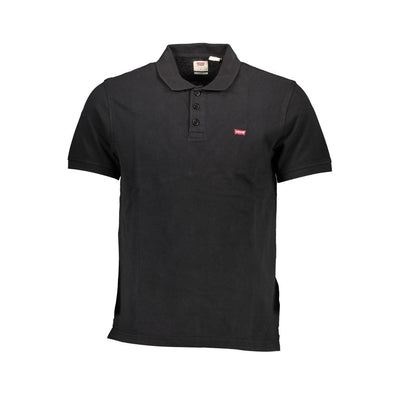 Levi's Schwarzes Baumwoll-Poloshirt