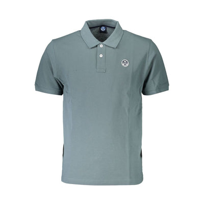 North Sails Grünes Baumwoll-Poloshirt