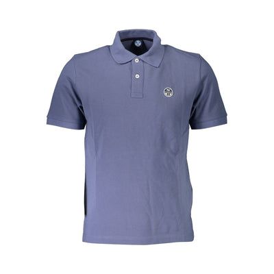 North Sails Blaues Baumwoll-Poloshirt