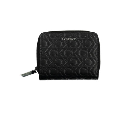 Calvin Klein Schwarzes Polyester Portemonnaie