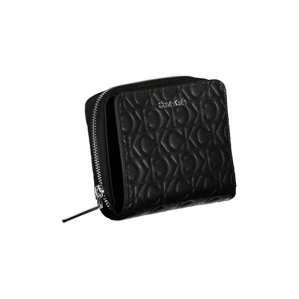 Calvin Klein Schwarzes Polyester Portemonnaie