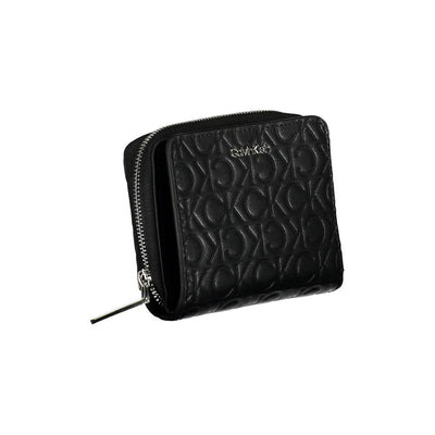 Calvin Klein Schwarzes Polyester Portemonnaie