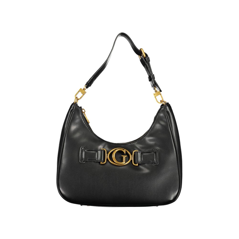 Guess Jeans Schwarze Polyethylen-Handtasche