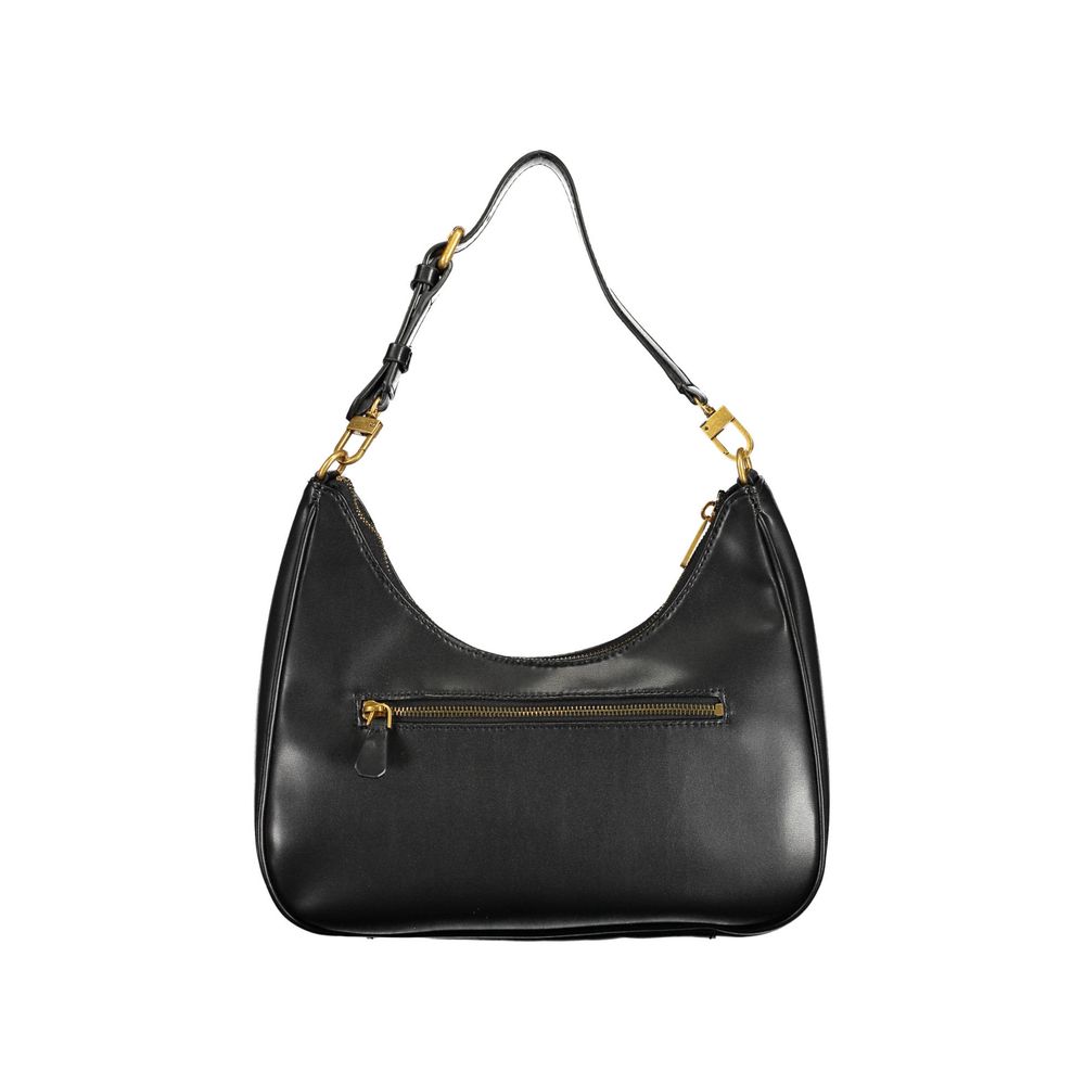 Guess Jeans Schwarze Polyethylen-Handtasche
