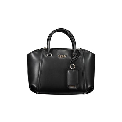 Guess Jeans Schwarze Polyethylen-Handtasche