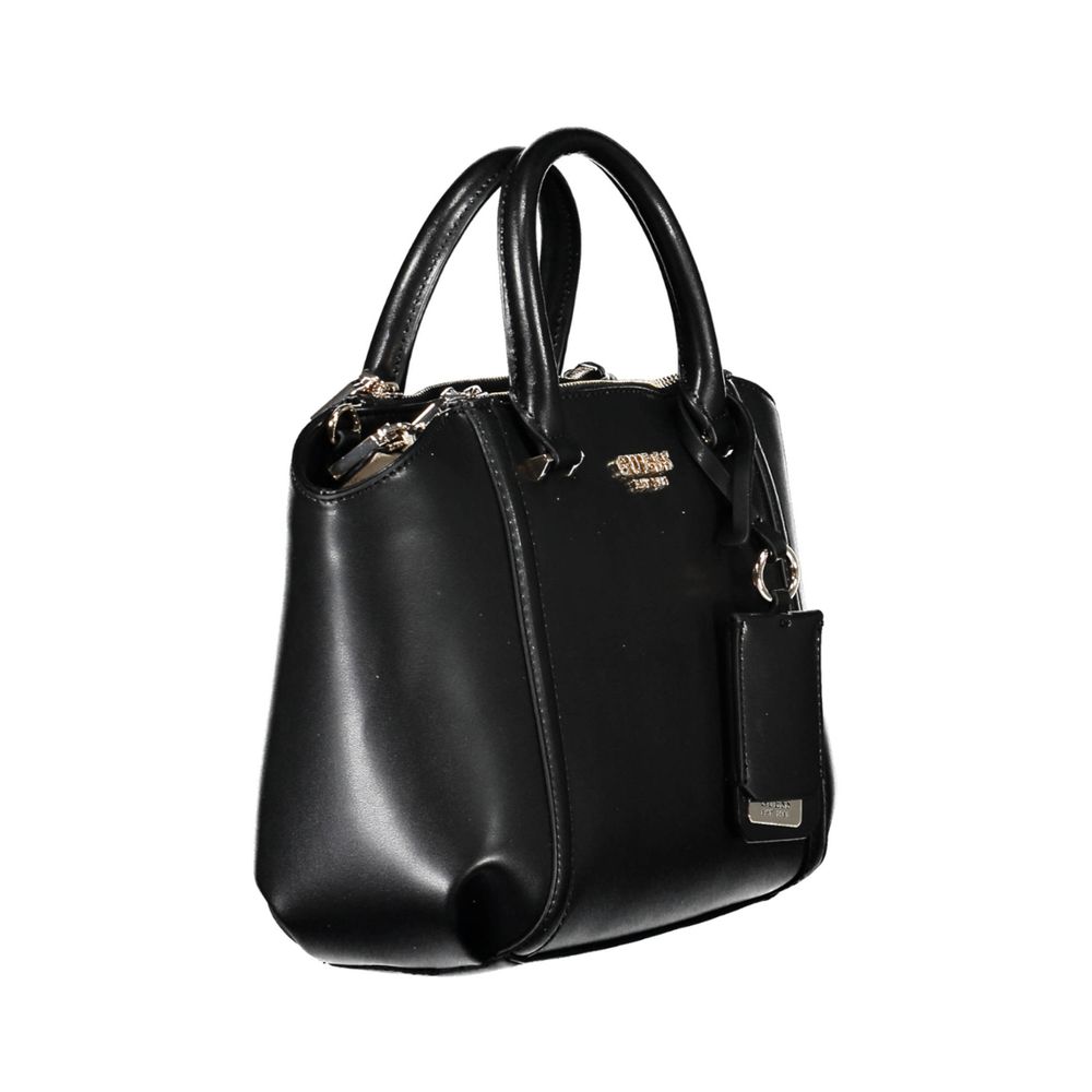 Guess Jeans Schwarze Polyethylen-Handtasche