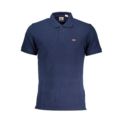 Levi's Blaues Baumwoll-Poloshirt