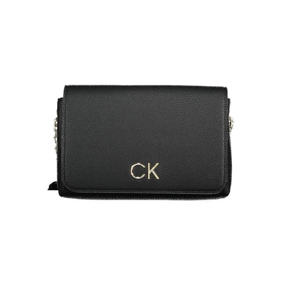 Calvin Klein Schwarze Polyester Handtasche