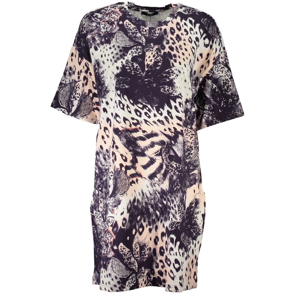 Cavalli Class Rosa Baumwollkleid