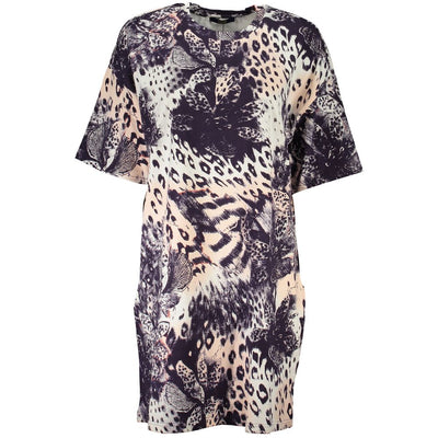 Cavalli Class Rosa Baumwollkleid