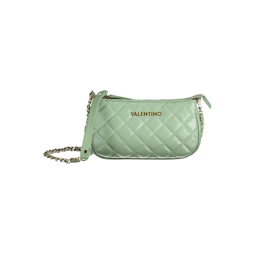Mario Valentino Grüne Polyethylen-Handtasche