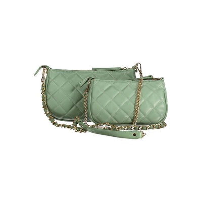 Mario Valentino Grüne Polyethylen-Handtasche