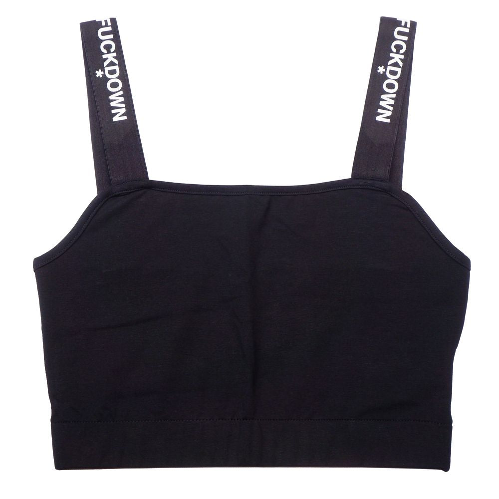 Comme Des Fuckdown Schwarze Baumwoll-Oberteile &amp